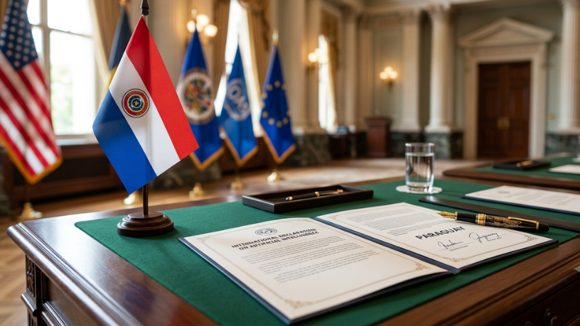 Paraguay firma en Washington una declaración internacional sobre inteligencia artificial